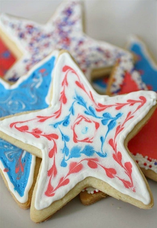 Fourth Of July Sugar Cookies
 Fourth of July Sugar Cookies