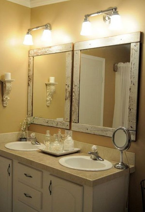 Frame A Bathroom Mirror
 How To Build And Decorate With Rustic Mirror Frames