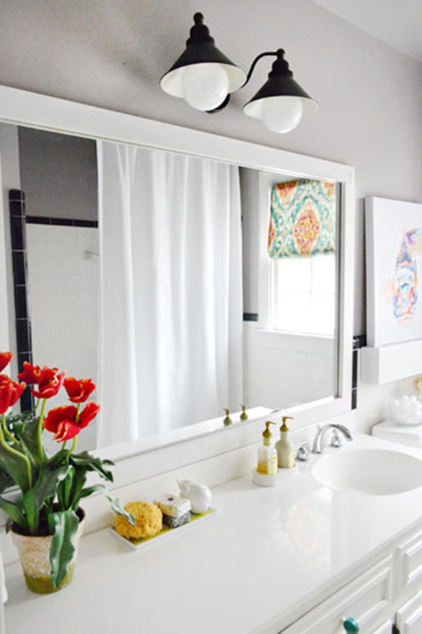 Frame A Bathroom Mirror
 10 DIY ideas for how to frame that basic bathroom mirror