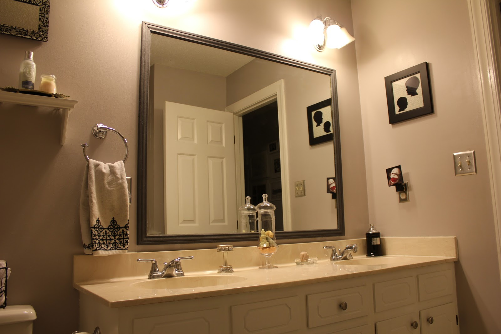 Framed Mirror In Bathroom
 Tips Framed Bathroom Mirrors MidCityEast