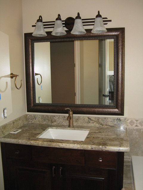 Framed Mirror In Bathroom
 Beautiful and Elegant Mirror Frame Kits Traditional