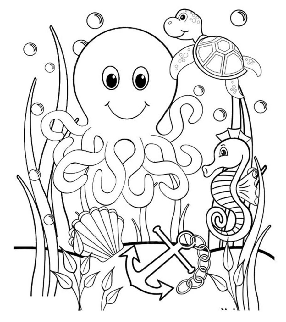 Free Animal Coloring Pages For Kids
 35 Best Free Printable Ocean Coloring Pages line