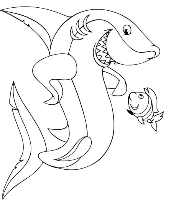 Free Baby Shark Coloring Pages
 Baby Shark Coloring Page Coloring Page Base