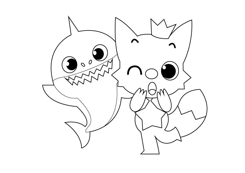 Free Baby Shark Coloring Pages
 Best Baby Shark Pages Coloring Pages Otvod