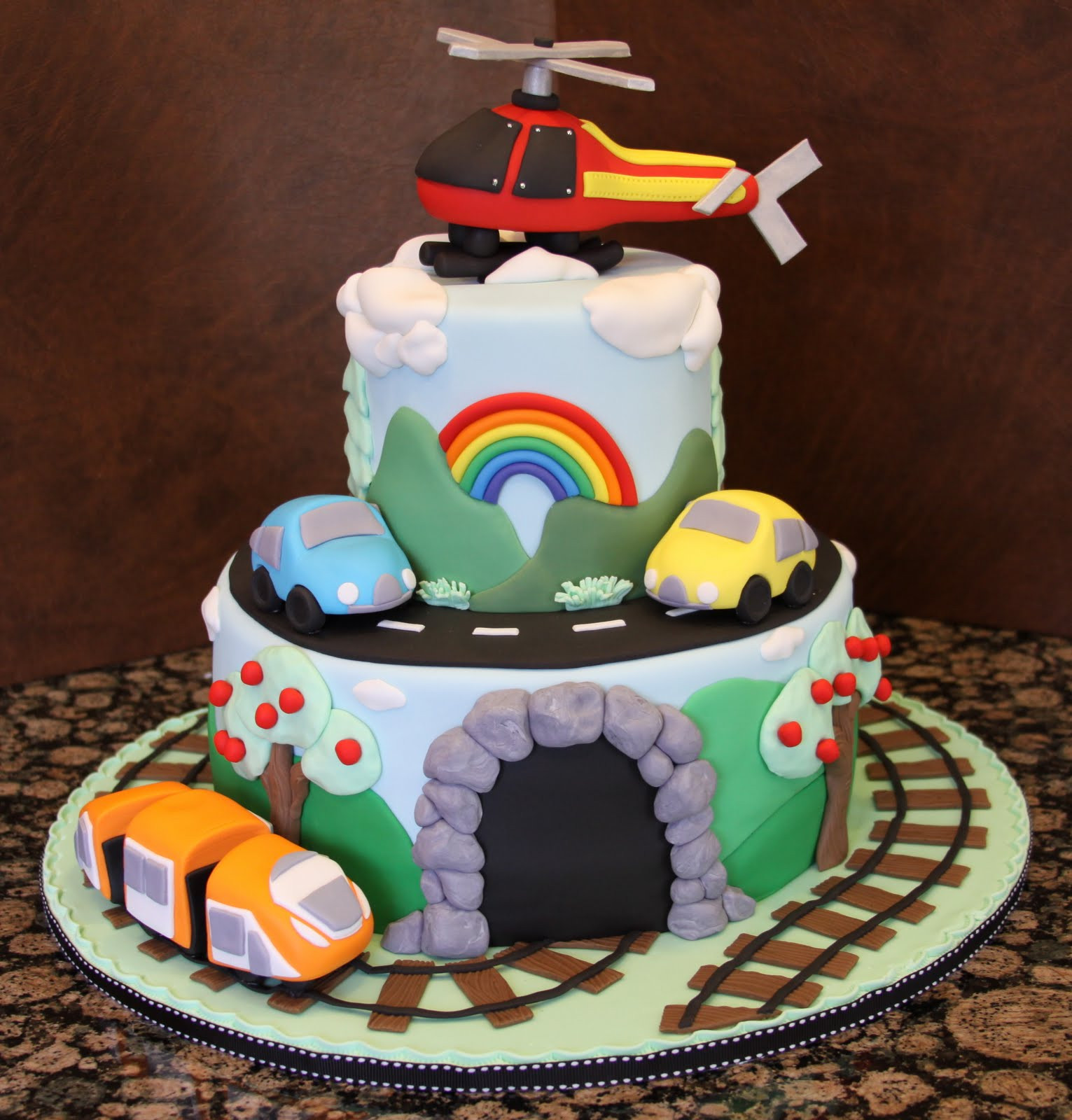 Free Birthday Cake Pictures
 Transportation Birthday Cake
