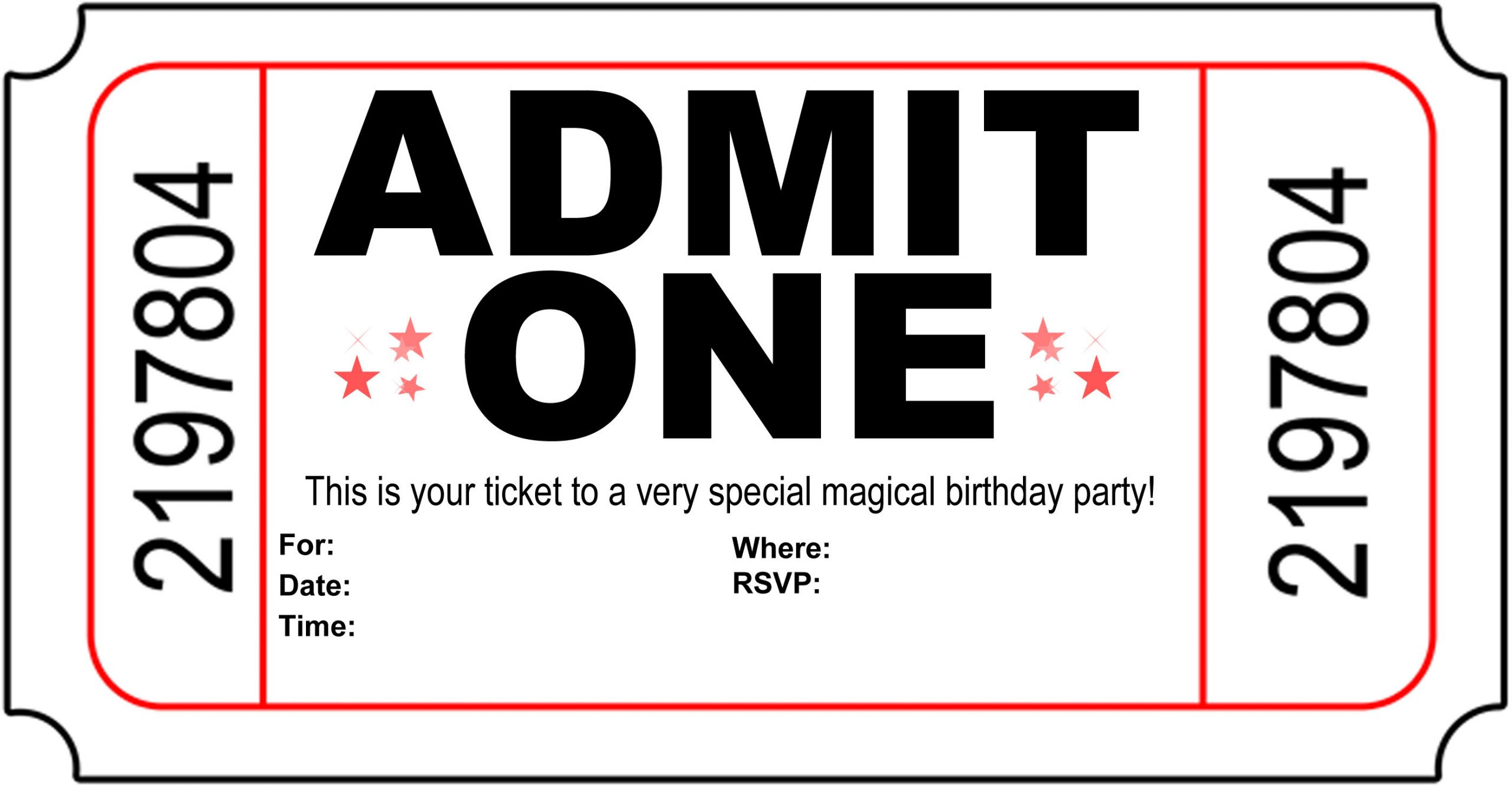 Free Birthday Invitation Printables
 Free Printable Birthday Party Invitations Kansas Magician