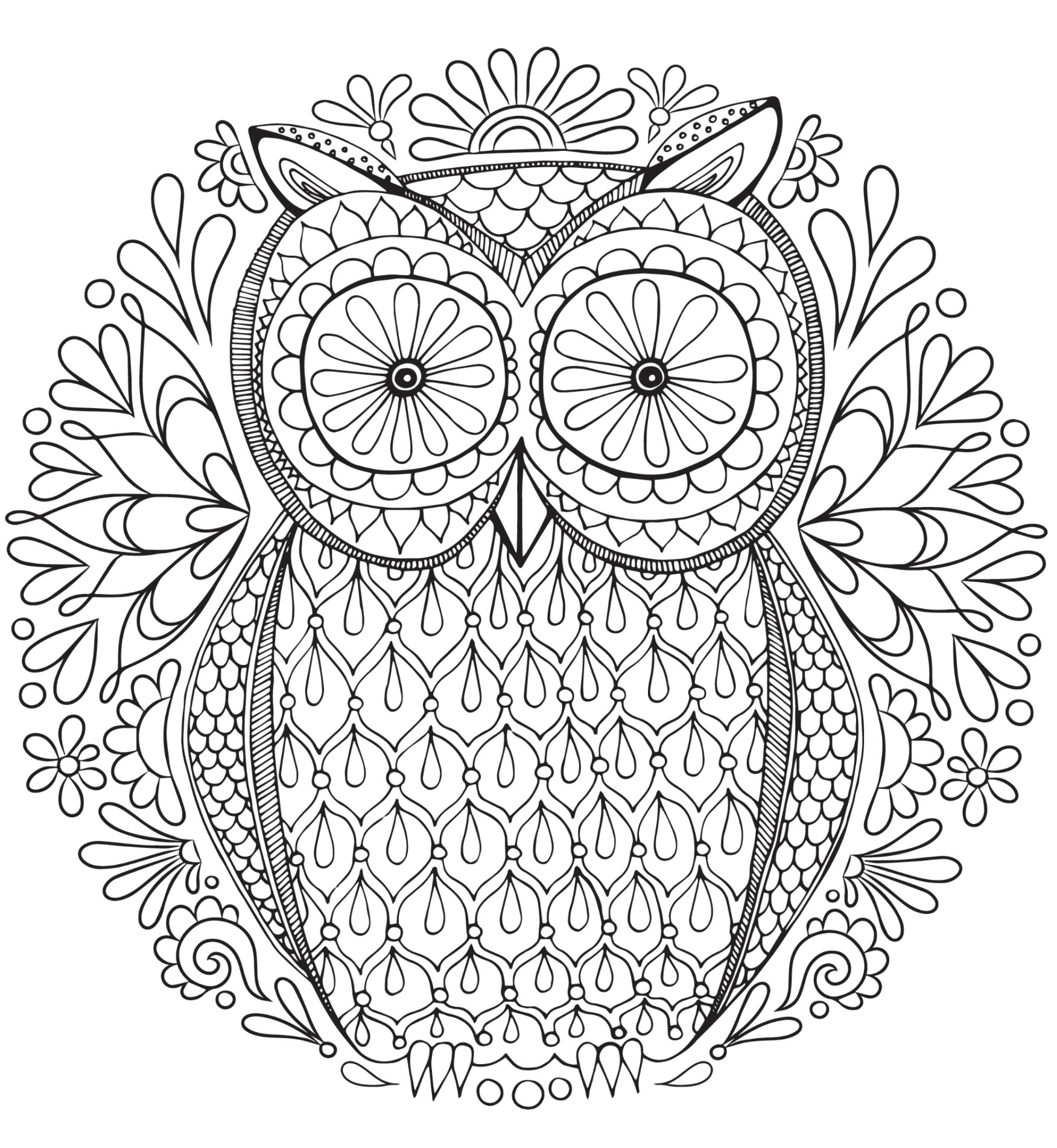 Free Coloring Pages Adult
 20 Free Adult Colouring Pages The Organised Housewife
