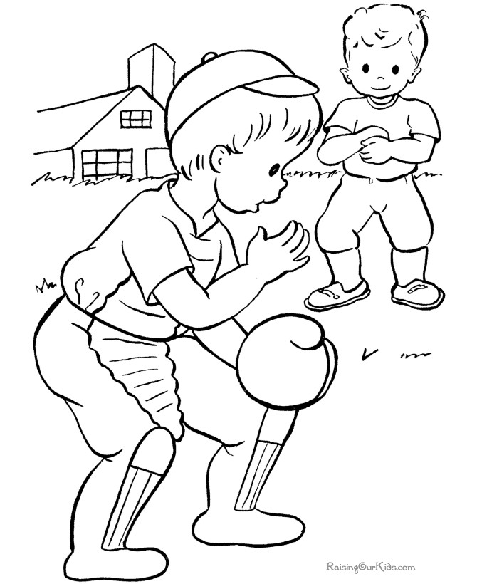 Free Coloring Pages For Boys Sports
 Baseball home plate sports embroidery