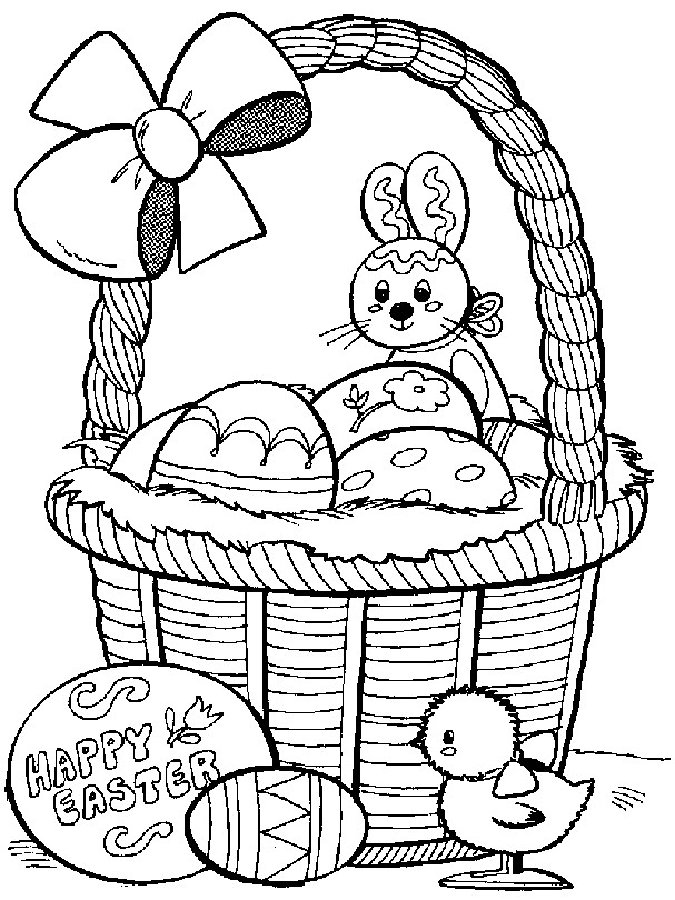 Free Easter Coloring Pages Printable
 Free Coloring Pages Easter Eggs Coloring Page