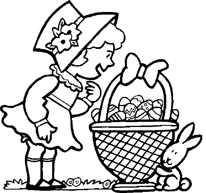 Free Easter Coloring Pages Printable
 Free Printable Easter Coloring Pages for Kids