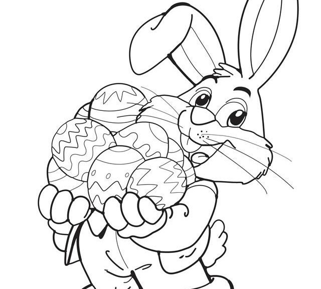 Free Easter Coloring Pages Printable
 Easter Bunny Coloring Pages