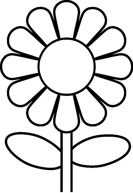 Free Flower Coloring Pages For Kids
 coloring pages for preschoolers