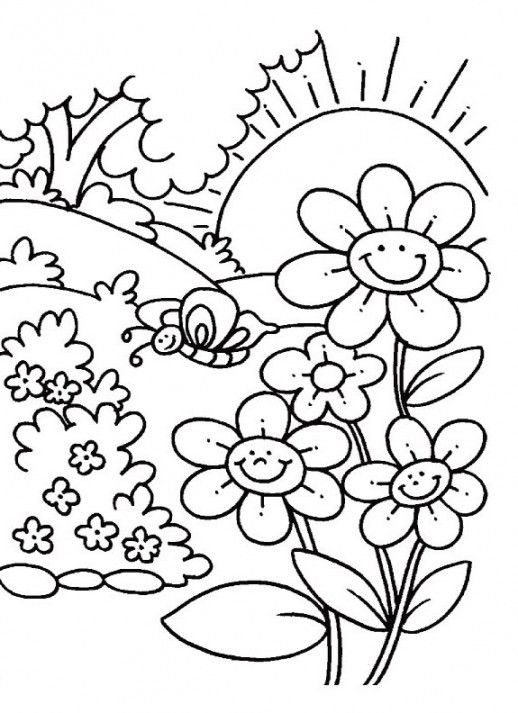 Free Flower Coloring Pages For Kids
 Coloring Books for Babies