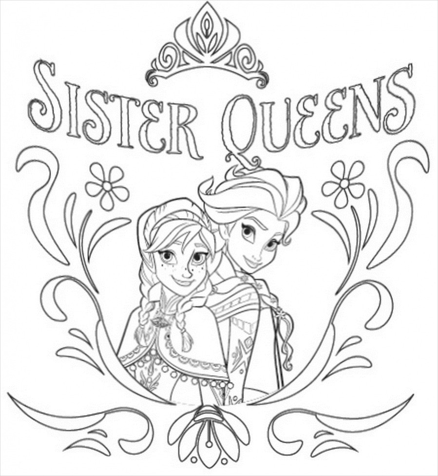 Free Frozen Printable Coloring Pages
 FREE 14 Frozen Coloring Pages in AI in PDF
