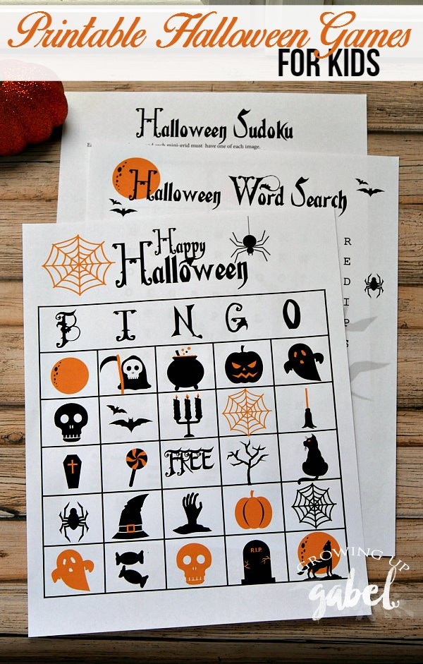 Free Halloween Party Game Ideas
 Printable Halloween Activities for Kids