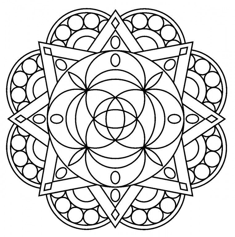 Free Mandala Coloring Pages For Kids
 Free Printable Mandala Coloring Pages For Adults Best