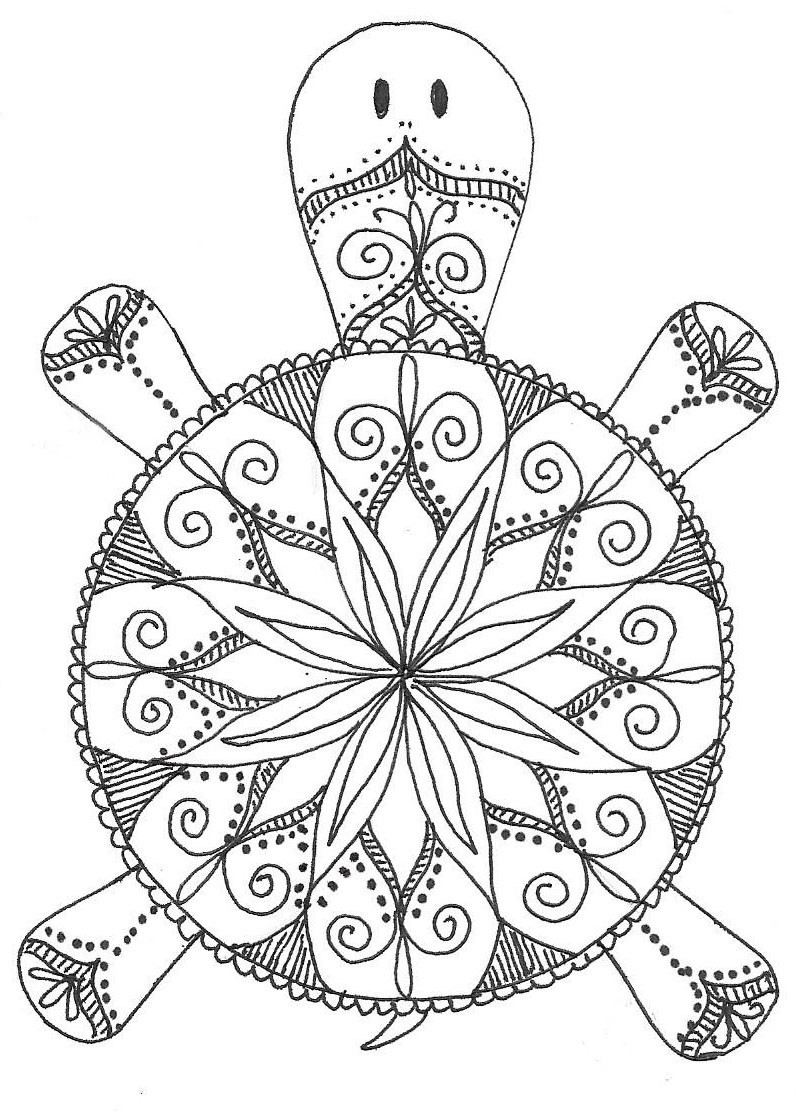 Free Mandala Coloring Pages For Kids
 PaperTurtle October 2015