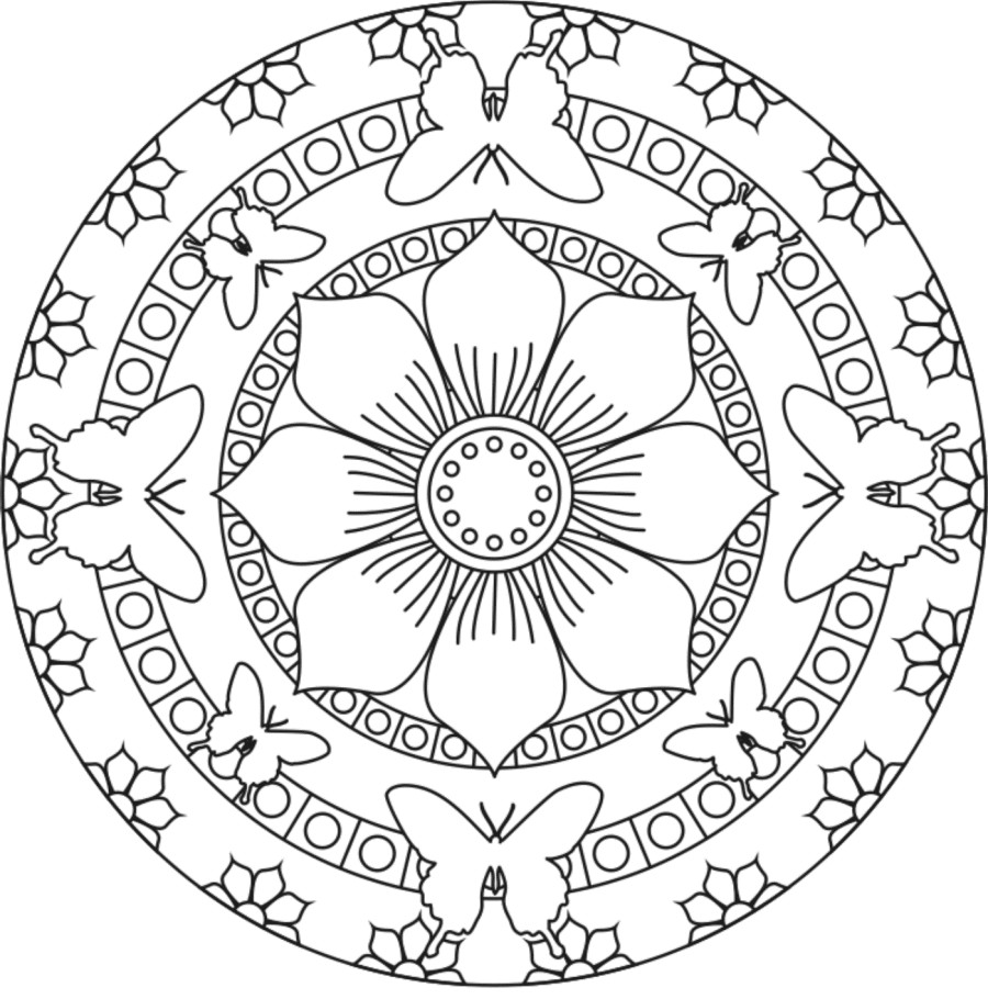Free Mandala Coloring Pages For Kids
 Free Printable Mandalas for Kids Best Coloring Pages For