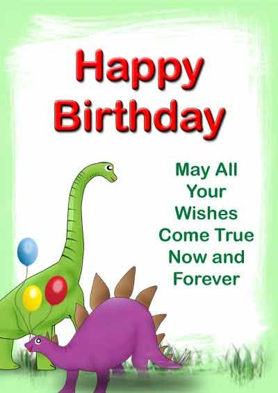 Free Printable Birthday Cards For Kids
 73 best Boys Dinosaur images on Pinterest