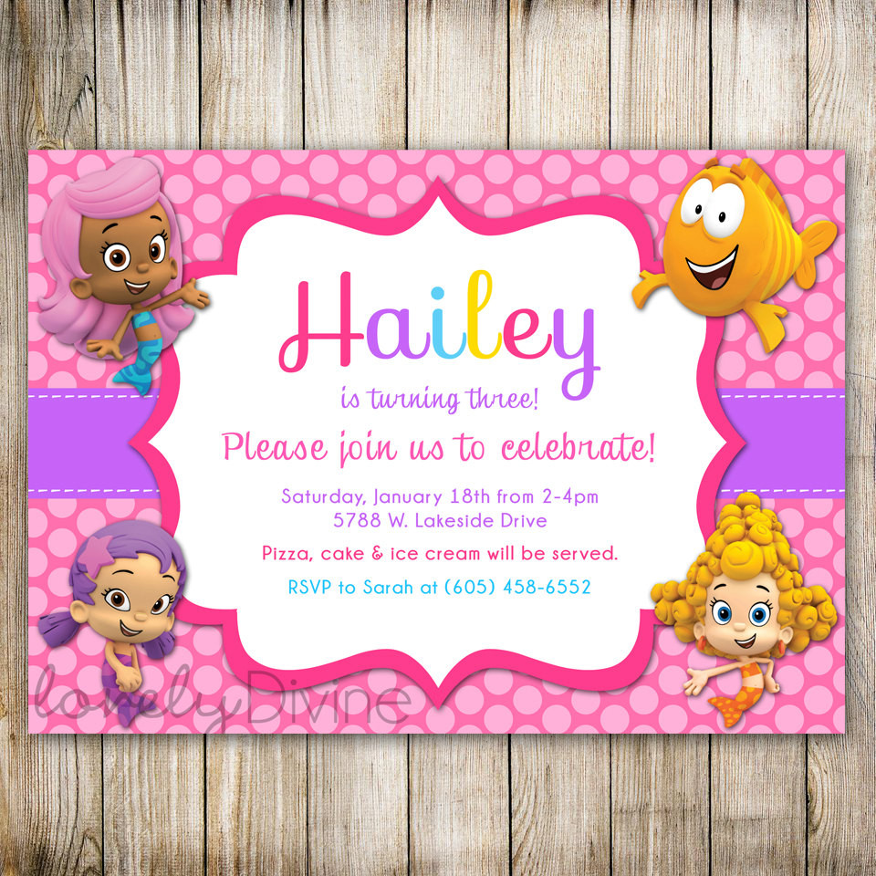 Free Printable Bubble Guppies Birthday Invitations
 Free Printable Bubble Guppies Birthday Invitations – Bagvania