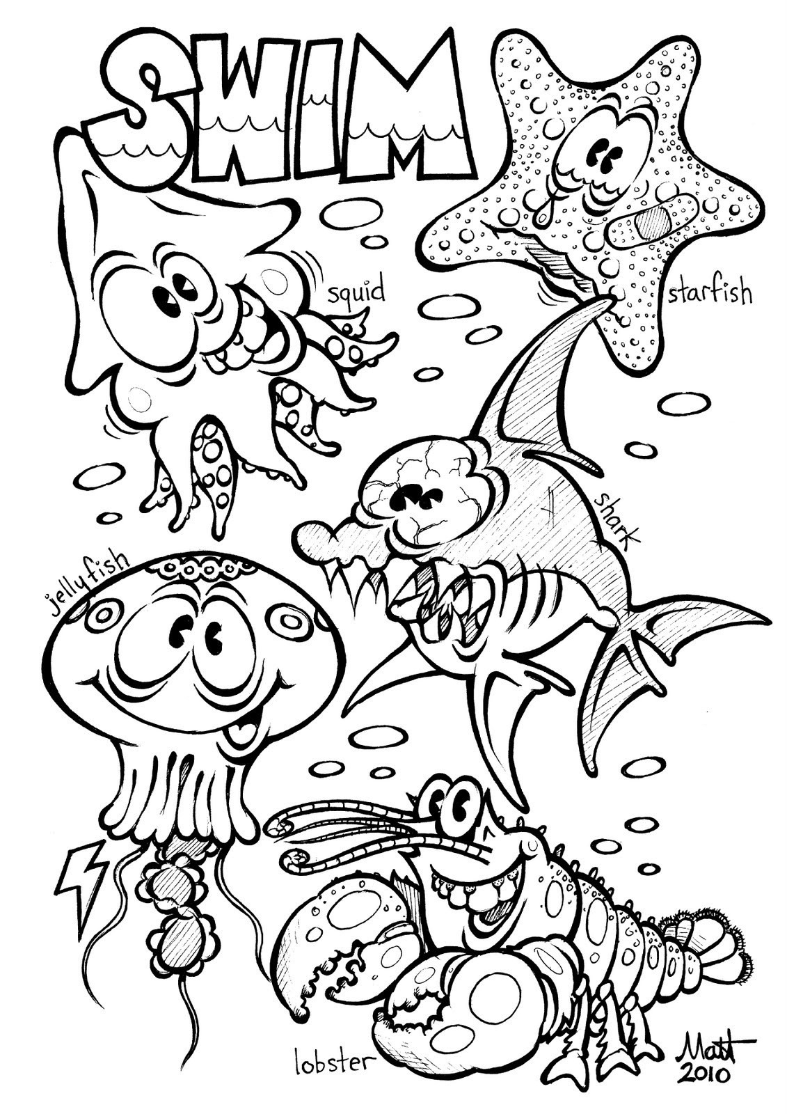 Free Printable Coloring Pages Animals
 Free Printable Ocean Coloring Pages For Kids