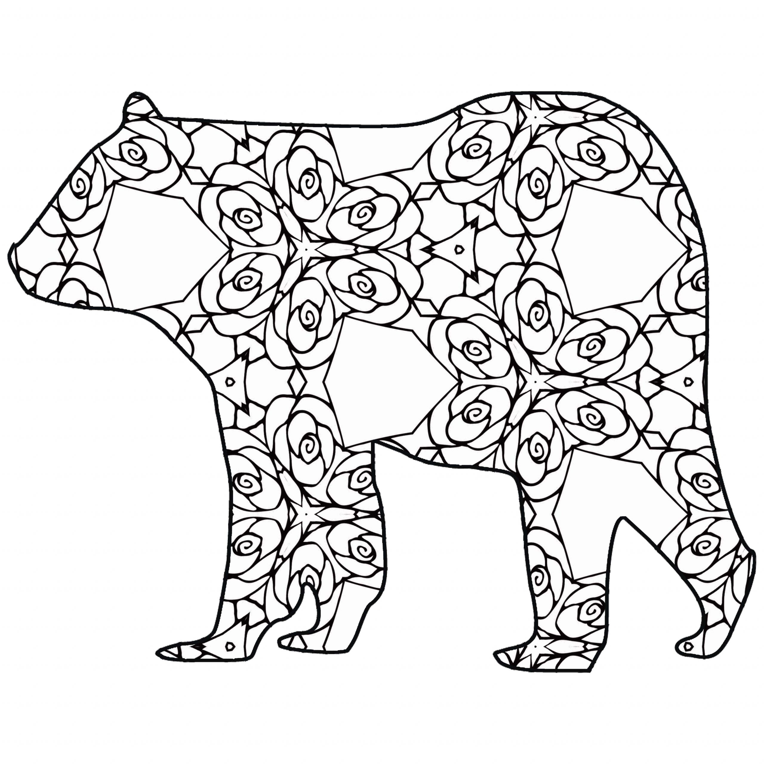 Free Printable Coloring Pages Animals
 30 Free Printable Geometric Animal Coloring Pages