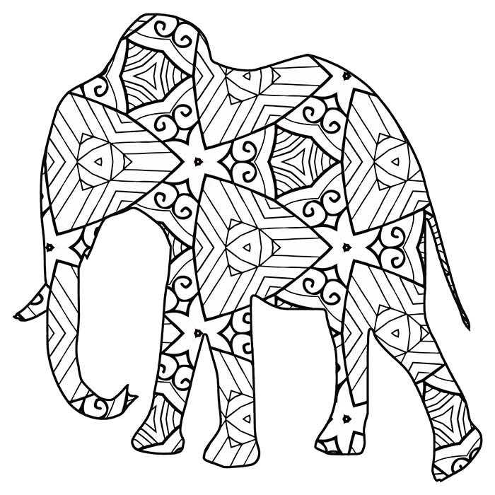 Free Printable Coloring Pages Animals
 30 Free Printable Geometric Animal Coloring Pages