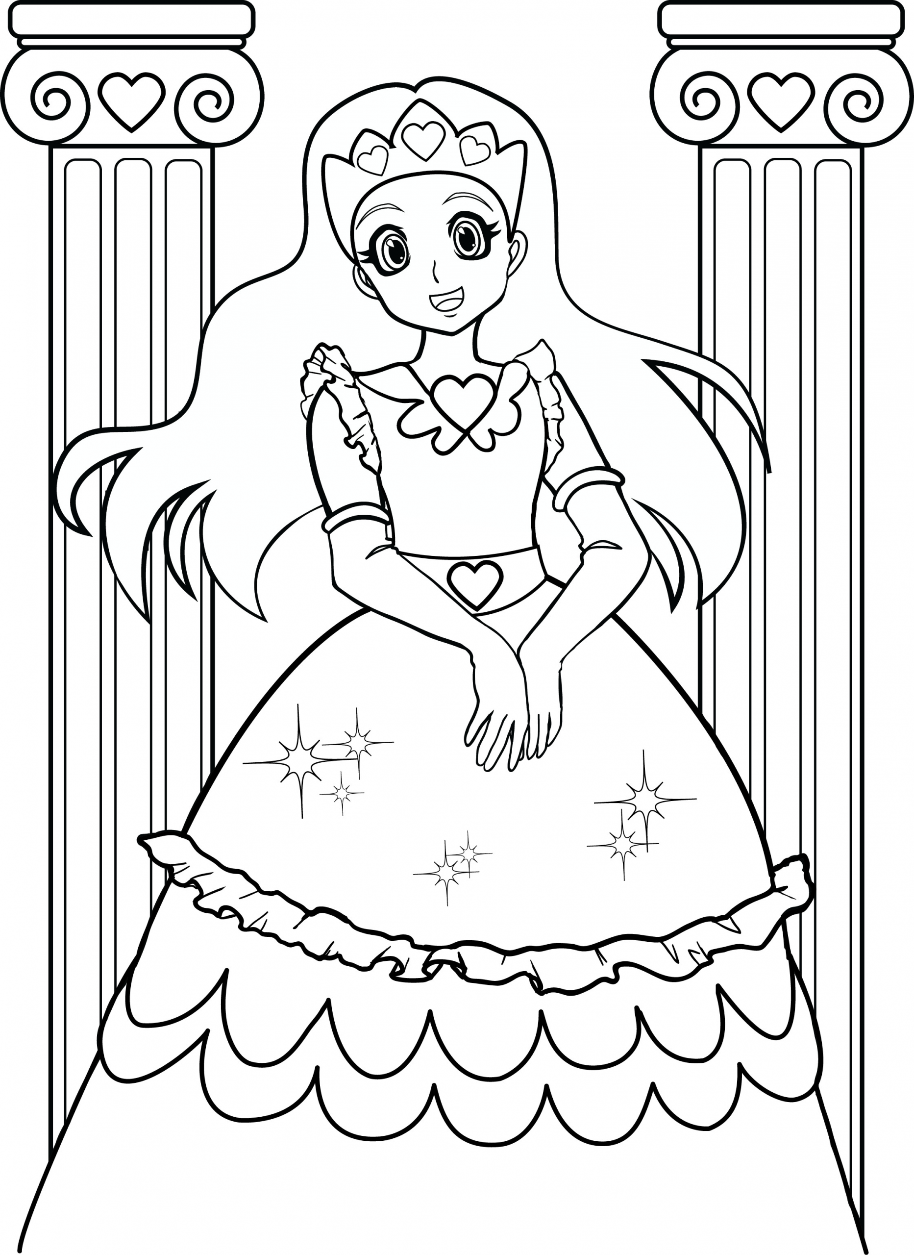 Free Printable Coloring Pages For Girls
 Coloring Pages For Girls 7