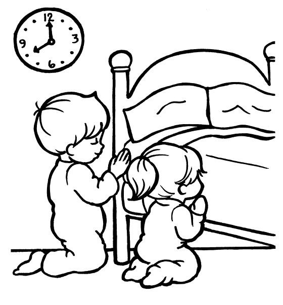 Free Printable Coloring Pages On Prayer
 praying coloring pages preschool