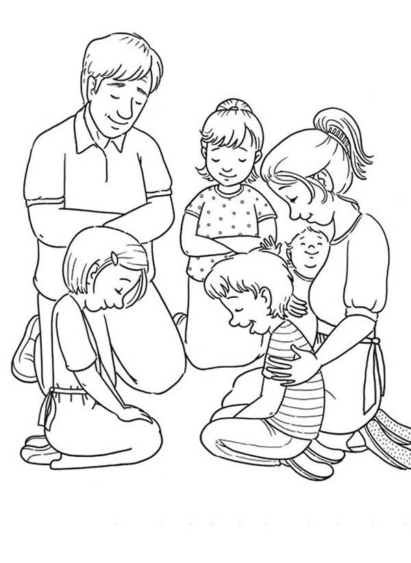 Free Printable Coloring Pages On Prayer
 The Lord S Prayer Coloring Pages For Children Coloring Home