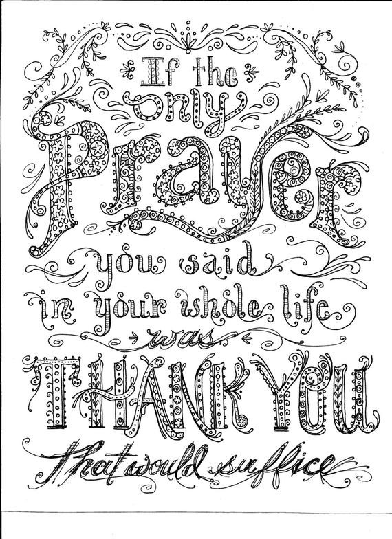 Free Printable Coloring Pages On Prayer
 Instant Download Prayer Coloring Page