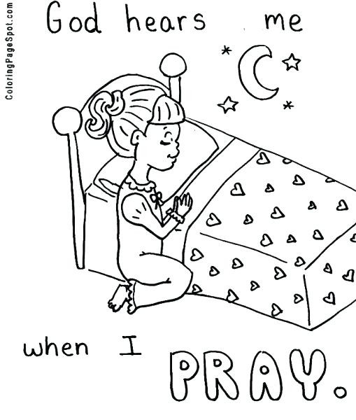 Free Printable Coloring Pages On Prayer
 Praying Hands Coloring Pages at GetColorings