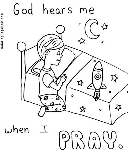 Free Printable Coloring Pages On Prayer
 Children Praying Coloring Pages Children Praying Coloring