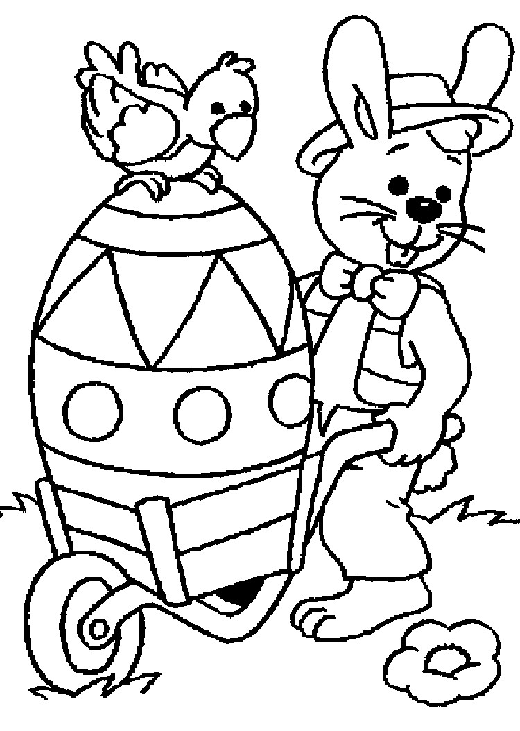 Free Printable Easter Coloring Pages
 Free Coloring Pages Easter Coloring Pages To Print