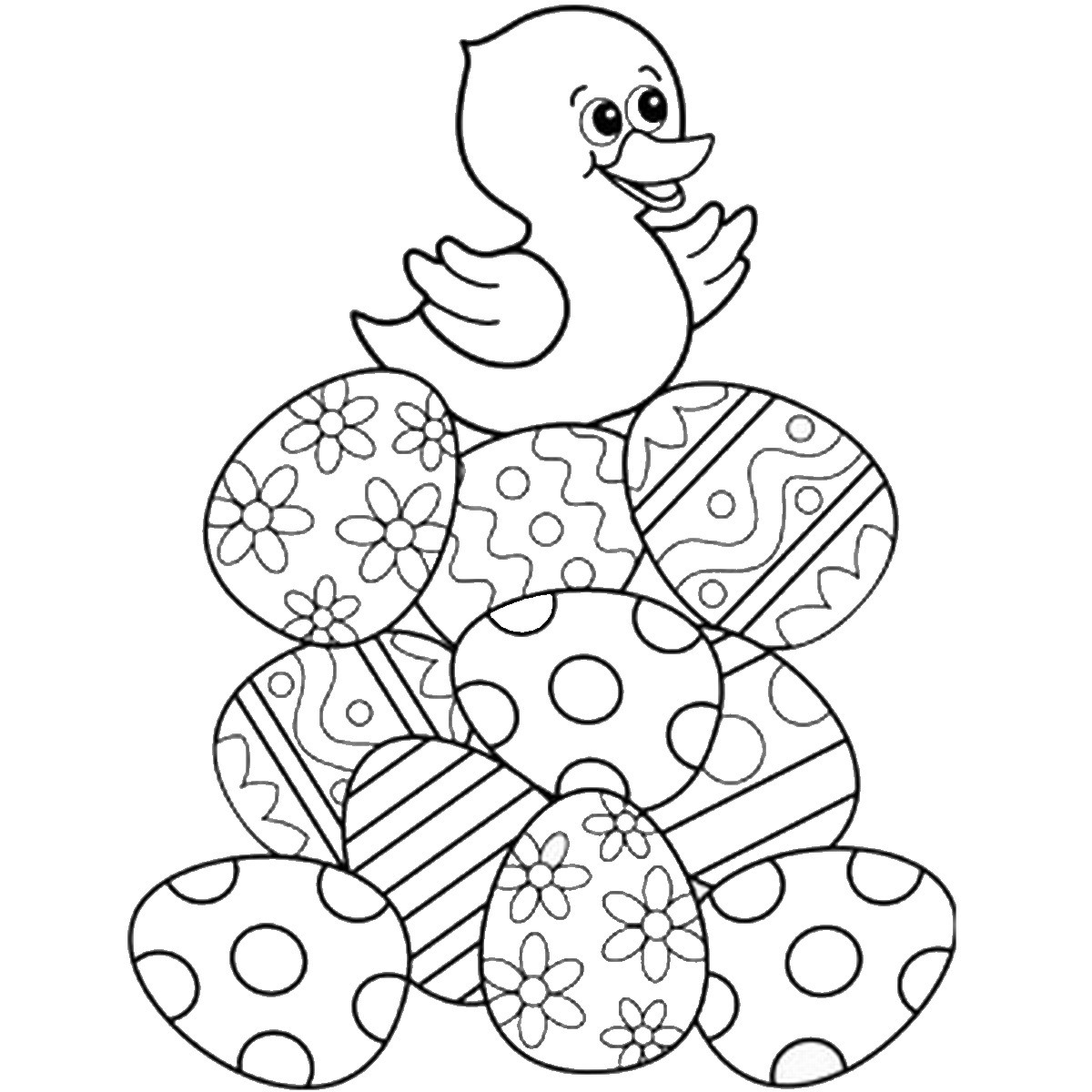 Free Printable Easter Coloring Pages
 Easter Coloring Pages