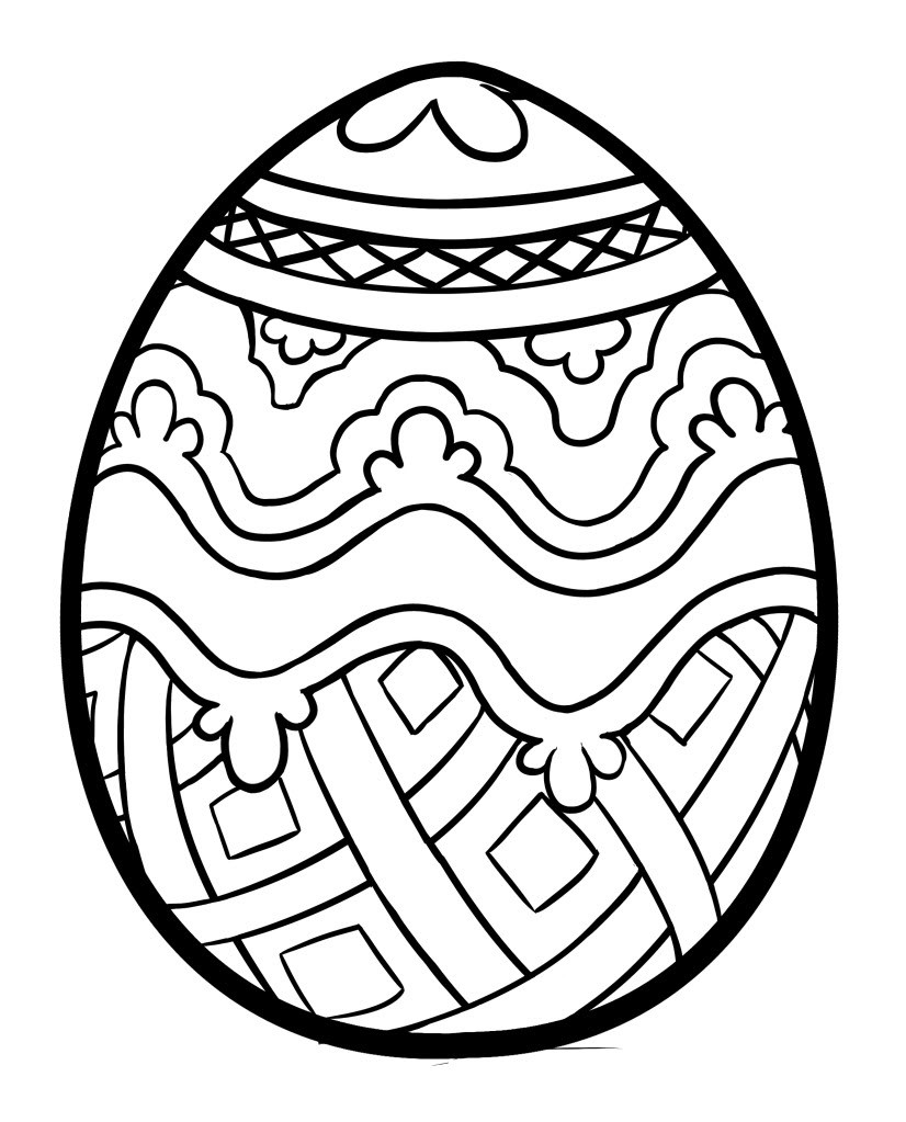 The Best Free Printable Easter Egg Coloring Pages - Home ...