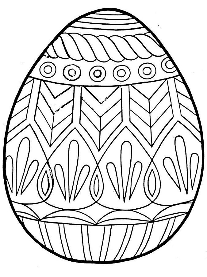 The Best Free Printable Easter Egg Coloring Pages - Home, Family, Style ...