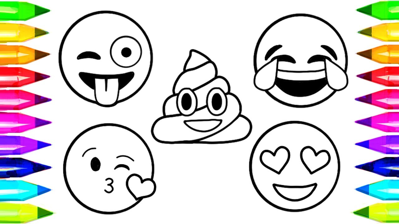 Free Printable Emoji Coloring Pages
 EMOJI Coloring Pages