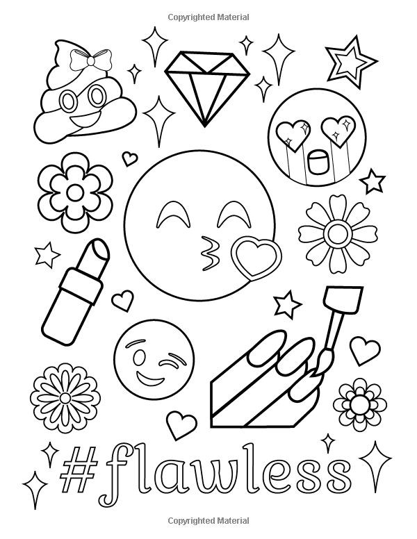 Free Printable Emoji Coloring Pages
 Adult Coloring Pages Emoji to Pin on Pinterest