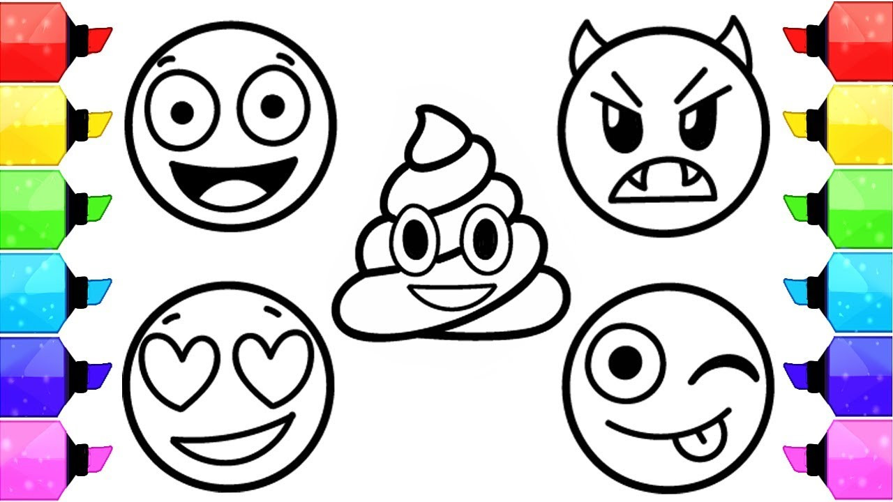 Free Printable Emoji Coloring Pages
 EMOJI Coloring Pages