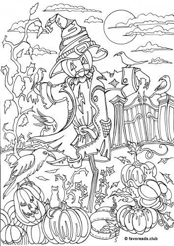 Free Printable Halloween Coloring Pages Adults
 The Best Free Adult Coloring Book Pages