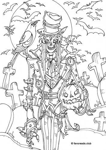 Free Printable Halloween Coloring Pages Adults
 The Best Free Adult Coloring Book Pages