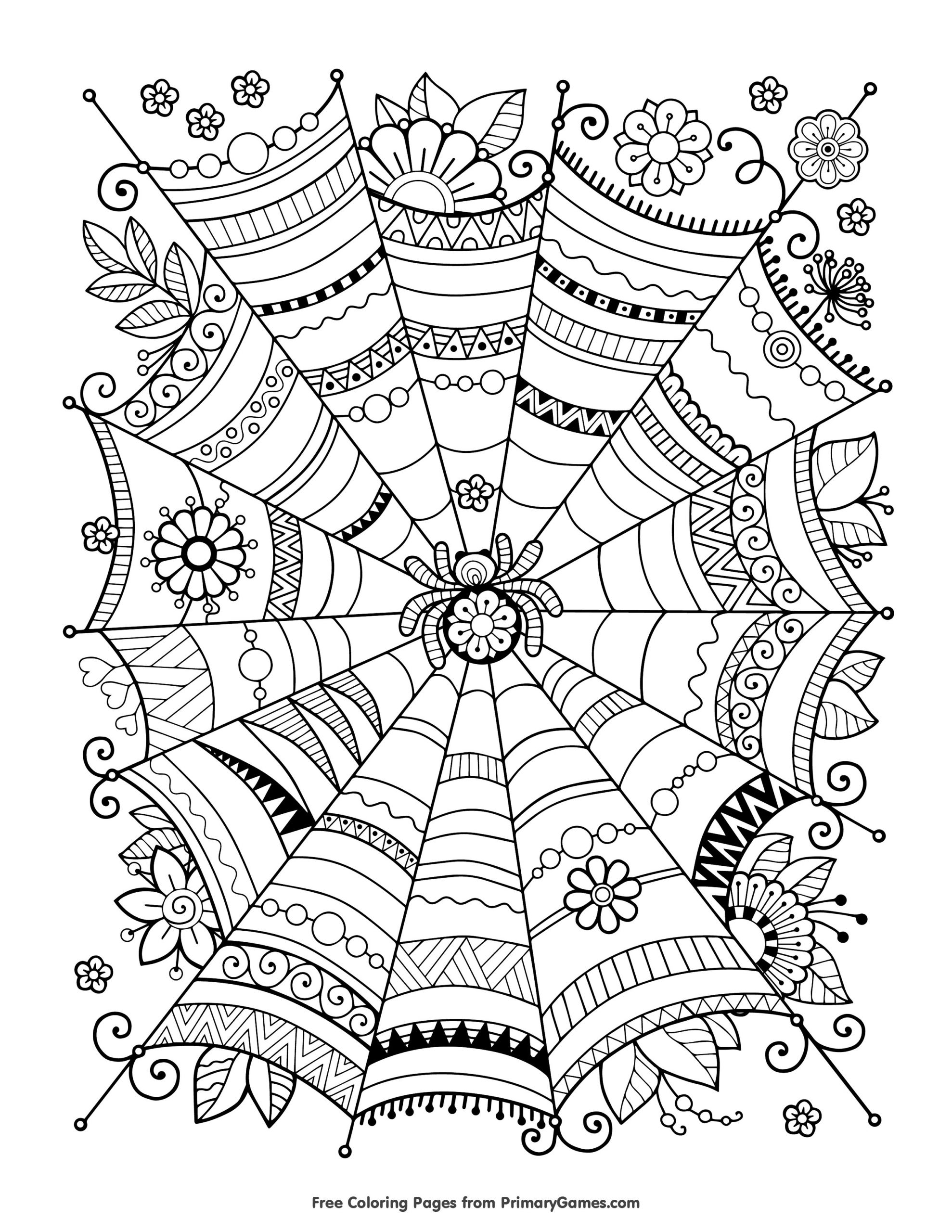 Free Printable Halloween Coloring Pages Adults
 FREE Halloween Coloring Pages for Adults & Kids