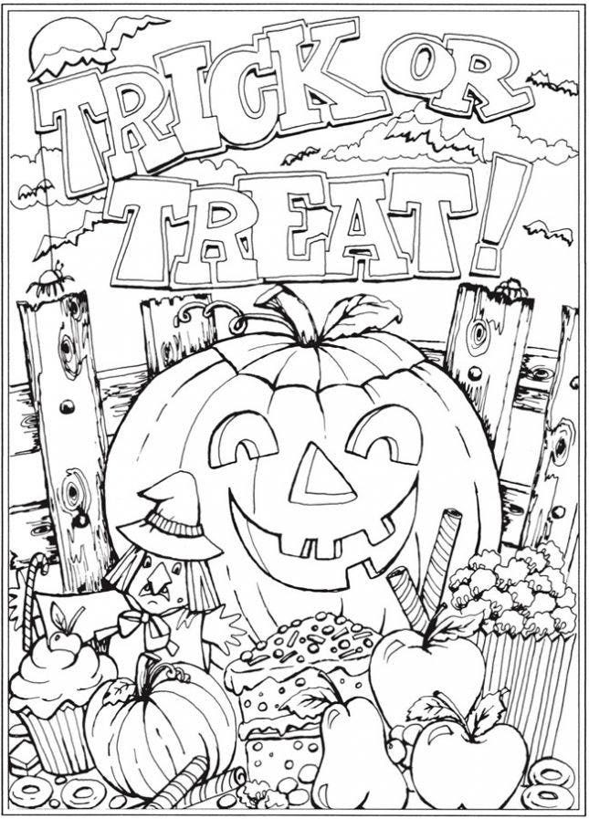 Free Printable Halloween Coloring Pages Adults
 12 Halloween Coloring Page Printables to Keep Kids and