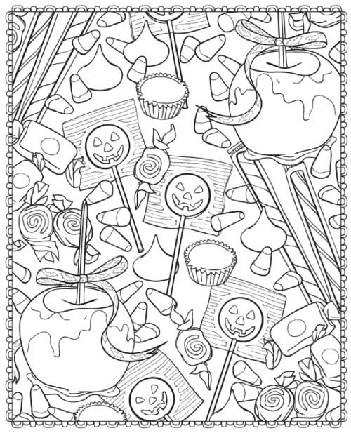 Free Printable Halloween Coloring Pages Adults
 Halloween Coloring Page Printables