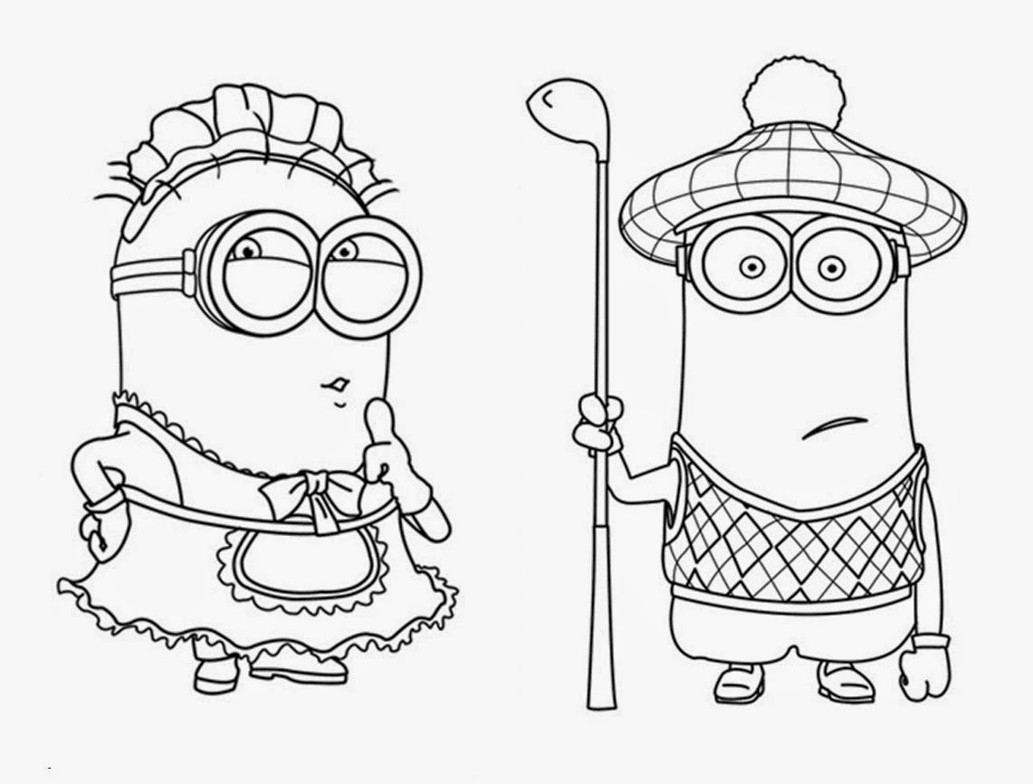 Free Printable Minions Coloring Pages
 FUN & LEARN Free worksheets for kid Minions Free
