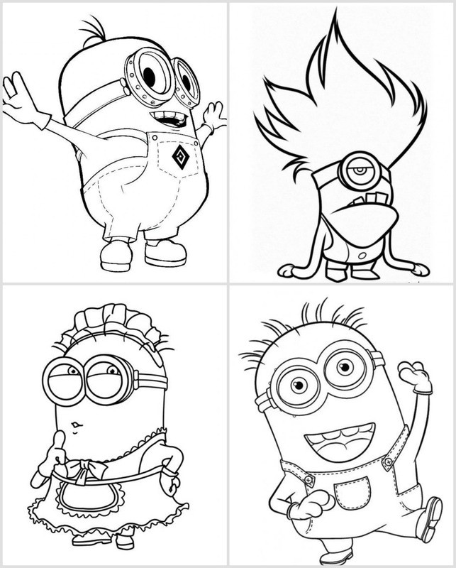 Free Printable Minions Coloring Pages
 The ultimate roundup of affordable Minion birthday party ideas