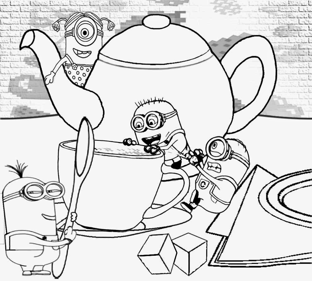 Free Printable Minions Coloring Pages
 Free Coloring Pages Printable To Color Kids And