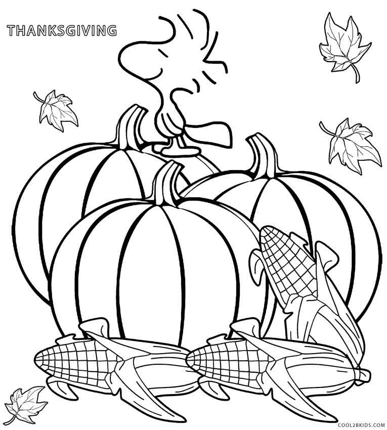 Free Printable Thanksgiving Coloring Pages
 Printable Thanksgiving Coloring Pages For Kids