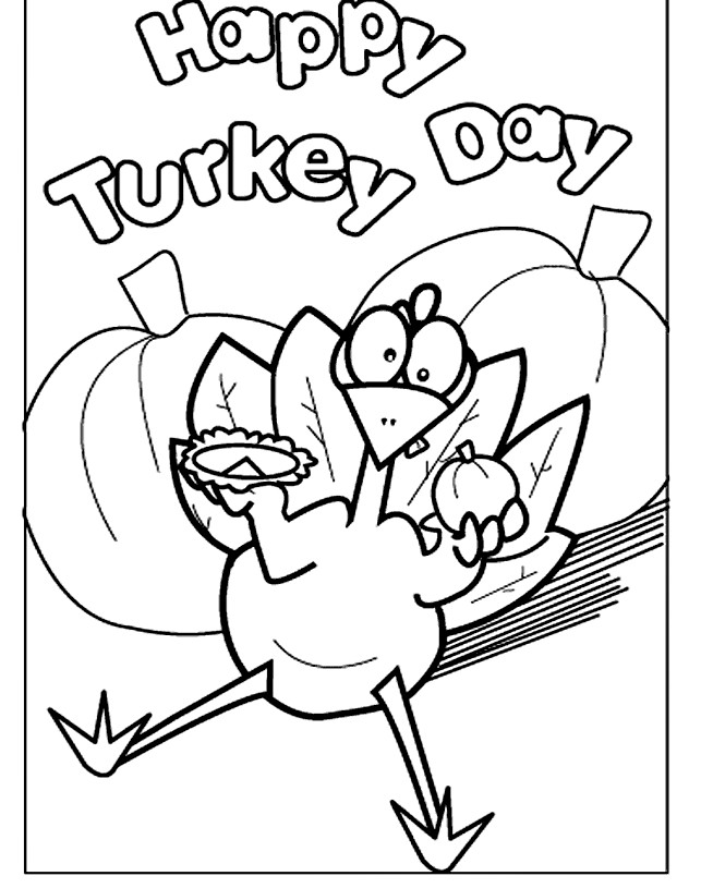 Free Printable Thanksgiving Coloring Pages
 Free Coloring Pages Turkey Disney Coloring Pages